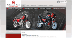 Desktop Screenshot of motoservisfiser.net